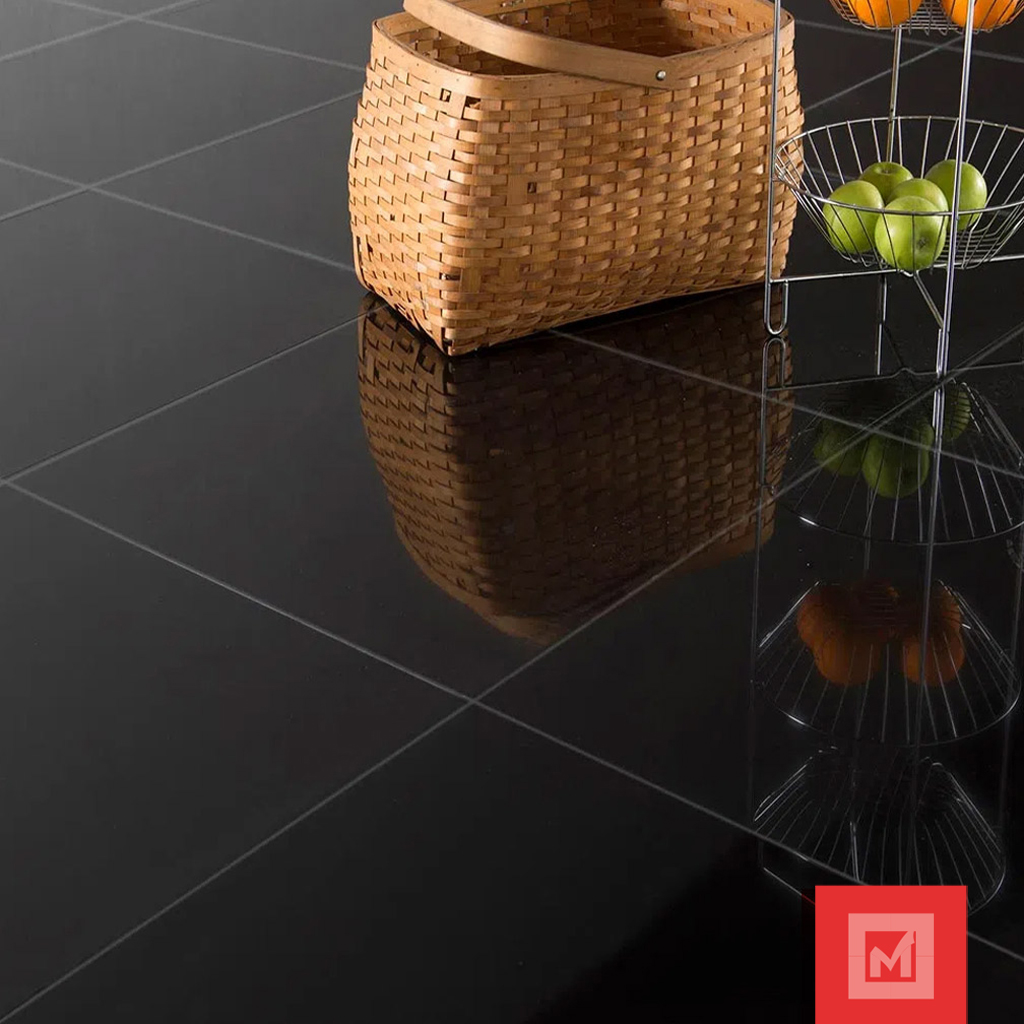 Imagen de PORCELANATO EGA NEGRO LISO D600 60X60 GA 1